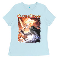 Clash Of The Titans (transparent) Ladies Tee | Teevron