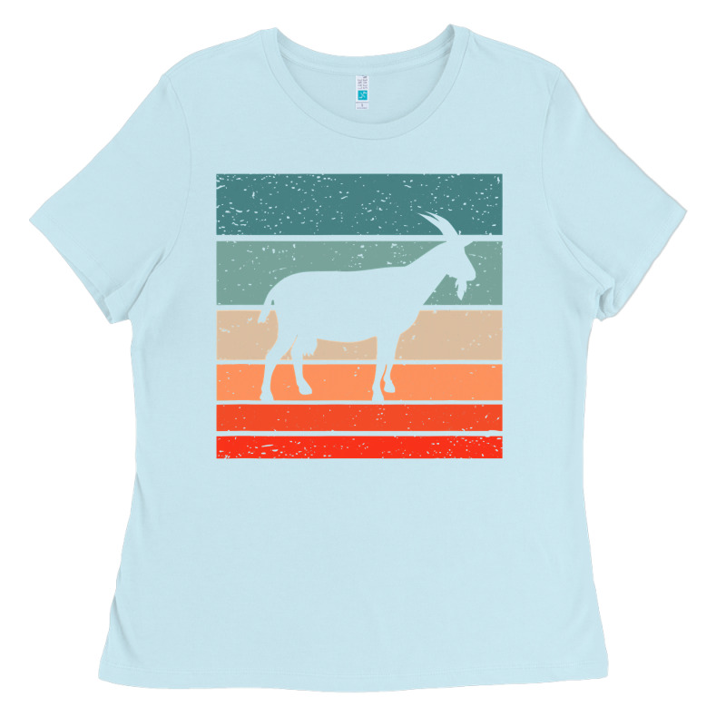 Goat Goats Retro Style Vintage 140 Goat Lover Ladies Tee by ArtMosaic | Teevron