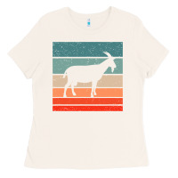 Bone goat goats retro style vintage 140 goat lover Ladies Tee - ArtMosaic