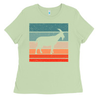 Matcha goat goats retro style vintage 140 goat lover Ladies Tee - ArtMosaic