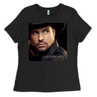 Black Garth Brooks The ultimate hits Ladies Tee - ArtMosaic