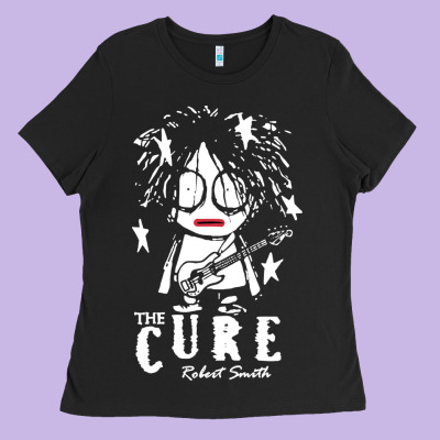 Limited Edition The-cure-robert-smith Ladies Tee Designed By Artmosaic