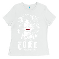 White Limited Edition The-Cure-Robert-Smith Ladies Tee - ArtMosaic