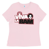 Bubblegum Pink viva la bam Ladies Tee - ArtMosaic