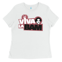 White viva la bam Ladies Tee - ArtMosaic