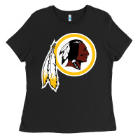 Black the indian red skins clasic Ladies Tee - ArtMosaic