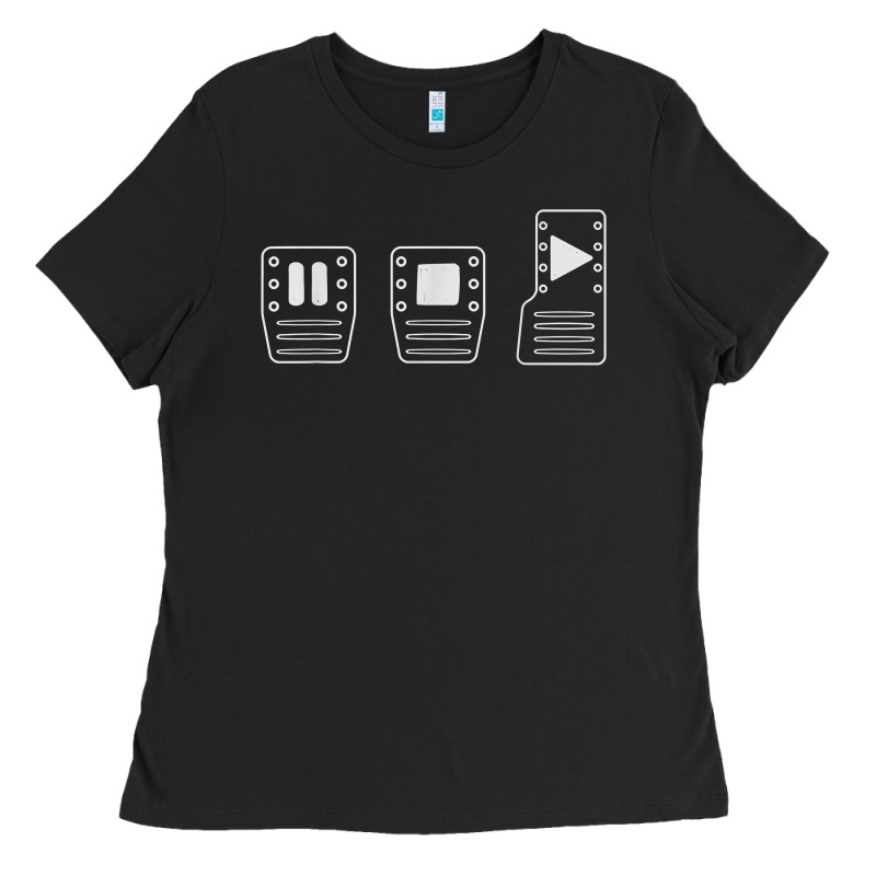 Save Manual Pedal Diagram Stick Shift Car Lover T Shirt Ladies Tee by ArtMosaic | Teevron