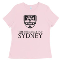 Bubblegum Pink The University of Sydney Ladies Tee - ArtMosaic