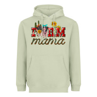 Matcha farm mama with pigs Heavyweight Hoodie - Artiststas