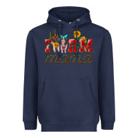 Navy farm mama with pigs Heavyweight Hoodie - Artiststas