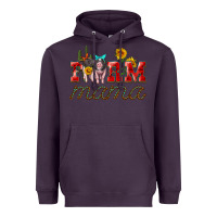 Plum farm mama with pigs Heavyweight Hoodie - Artiststas