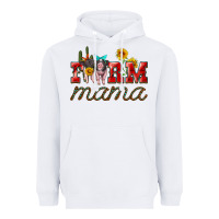 White farm mama with pigs Heavyweight Hoodie - Artiststas