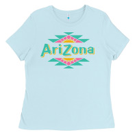 Baby Blue arizona tea Ladies Tee - ArtMosaic