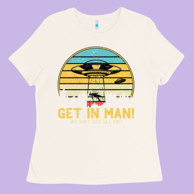 Ufo Vintage Retro Alien Outerspace Spaceship Ladies Tee Designed By Bettercallsaul