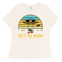 Bone UFO Vintage Retro Alien Outerspace Spaceship Ladies Tee - Bettercallsaul
