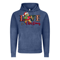 Vintage Denim love christmas gingerbread Vintage Hoodie - CowGirlArtShop