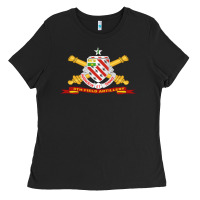Black 8th field artillery w br   ribbon 8th field artillery w br ribbon Ladies Tee - ArtMosaic