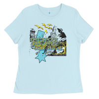 Baby Blue switchfoot merch Ladies Tee - ArtMosaic