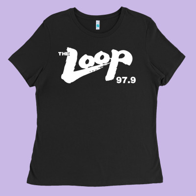The Loop 97.9 Illinois Radio Ladies Tee Designed By Artmosaic