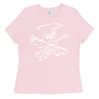 Bubblegum Pink slash Ladies Tee - ArtMosaic