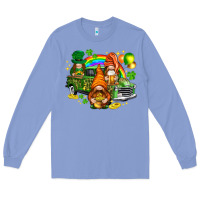 St. Patrick's Day Gnomies With Leopard Tumbler Long Sleeve Tee | Teevron