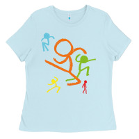Baby Blue alan becker gaming gift Ladies Tee - ArtMosaic