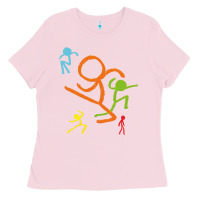 Bubblegum Pink alan becker gaming gift Ladies Tee - ArtMosaic