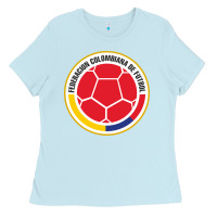 Baby Blue colombia Ladies Tee - ArtMosaic