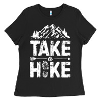 Black take hike Ladies Tee - ArtMosaic