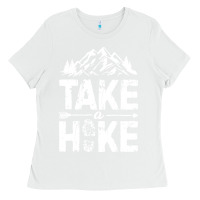 White take hike Ladies Tee - ArtMosaic