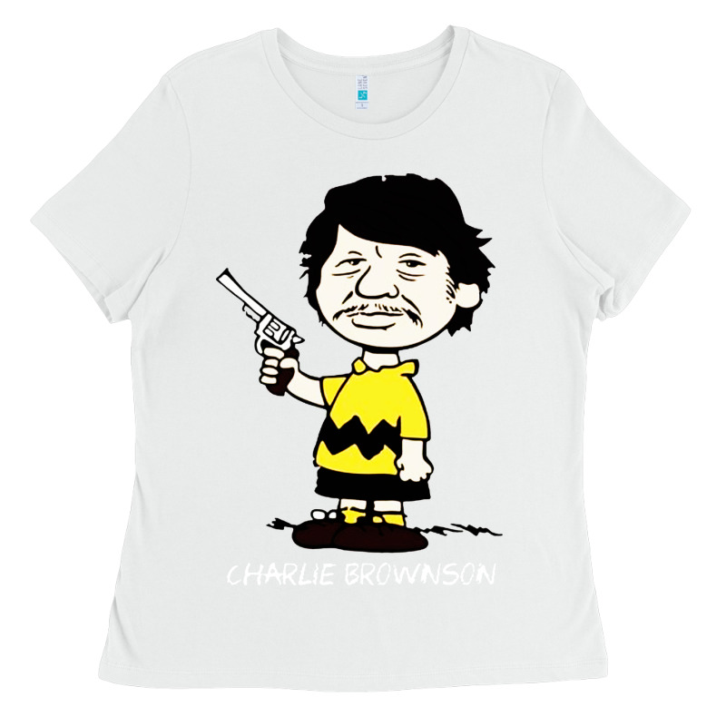 Charlie Brownson Ladies Tee by ArtMosaic | Teevron