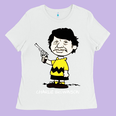 Charlie Brownson Ladies Tee Designed By Artmosaic