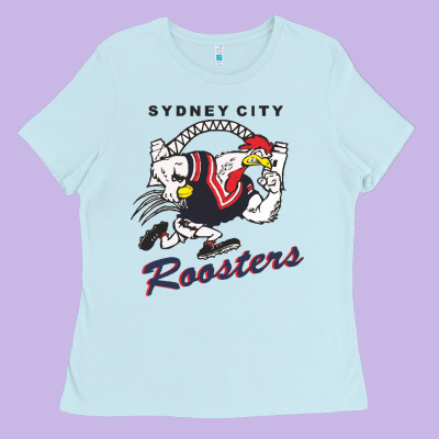 Roosters-sydney City Classic Ladies Tee Designed By Artmosaic