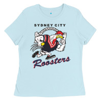Baby Blue roosters-sydney city Classic Ladies Tee - ArtMosaic