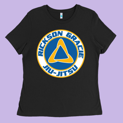 Rickson Gracie Jiu Jitsu Ladies Tee Designed By Artmosaic