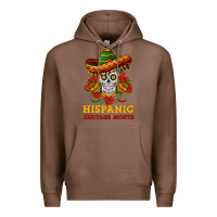 Chestnut sombrero skull heritage Premium Hoodie - BundleAndBundleShop