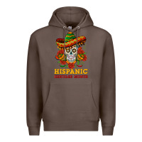 Coffee sombrero skull heritage Premium Hoodie - BundleAndBundleShop