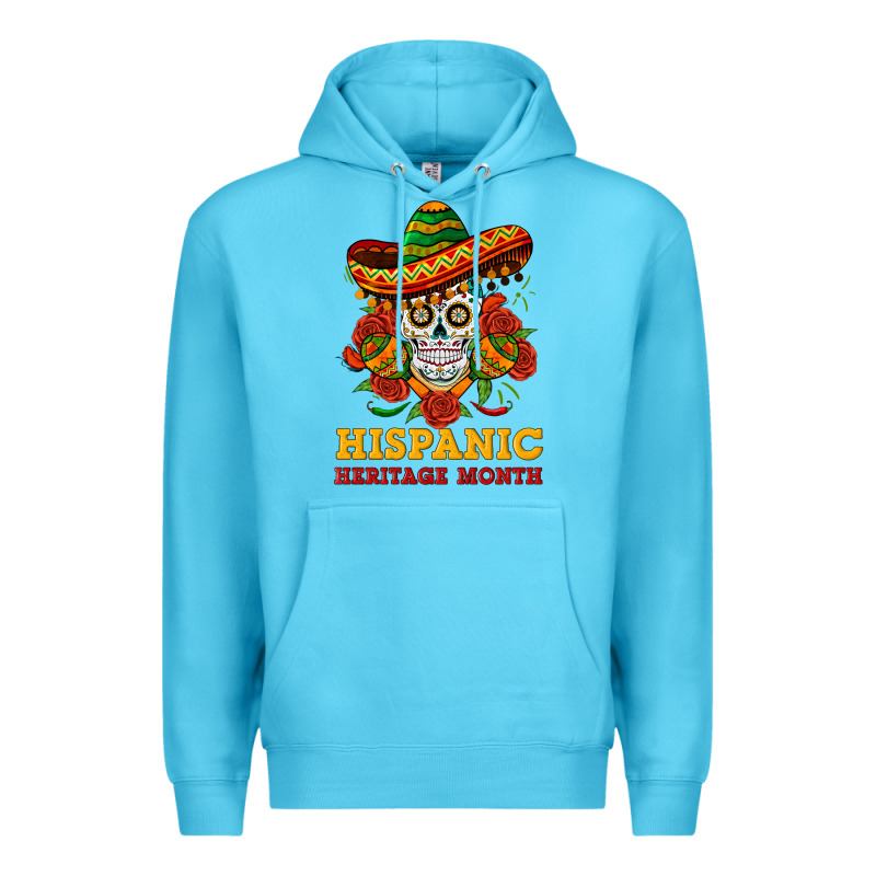 Sombrero Skull Heritage Premium Hoodie by BundleAndBundleShop | Teevron