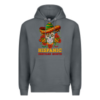 Rock sombrero skull heritage Premium Hoodie - BundleAndBundleShop