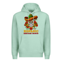Seafoam sombrero skull heritage Premium Hoodie - BundleAndBundleShop