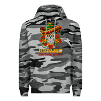 Slate Camo sombrero skull heritage Premium Hoodie - BundleAndBundleShop