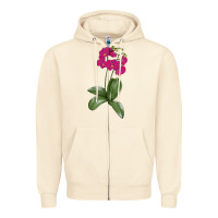 Sandshell Moth Orchid Zipper Hoodie - LillyAllenDesigns