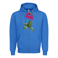 True Royal Moth Orchid Zipper Hoodie - LillyAllenDesigns