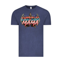 Vintage Denim American mama Mother's Day Vintage Tee - HowdyJamesFarm