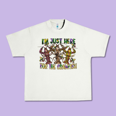Im Just Here For The Crawfish Urban Heavy Tee Designed By Cowgirlartshop