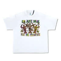 White im just here for the crawfish Urban Heavy Tee - CowGirlArtShop