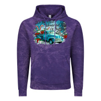 Cloud Purple its the wonderful time of the year truck Vintage Hoodie - CowGirlArtShop