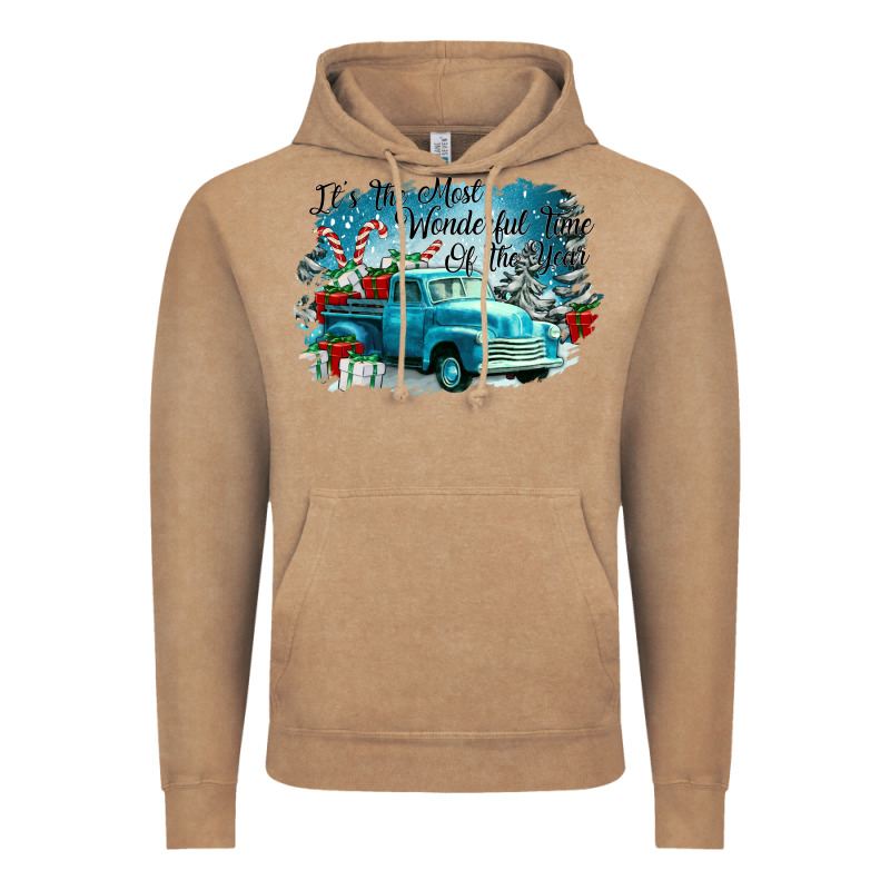 Its The Wonderful Time Of The Year Truck Vintage Hoodie by CowGirlArtShop | Teevron