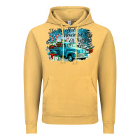 Vintage Mustard its the wonderful time of the year truck Vintage Hoodie - CowGirlArtShop