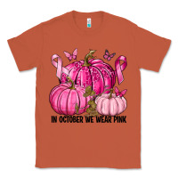 Copper In October We Wear Pink with Pumpkin Classic Tee - texasbilliewilder